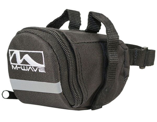 M-Wave Fahrradtasche Satteltasche Werkzeugtasche Sattel Tasche schwarz