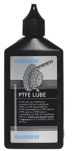 Shimano PTFE Dry Lube Fahrrad Öl für Kette + Schaltung 100ml für Fahrradkette und Schaltung 100ml Flasche Beschreibung: Das PTFE-Öl minimiert Reibung, Geräusche und reduziert den Verschleiß. Das Öl eignet sich sehr gut für trockene Bedingungen. Egal ob