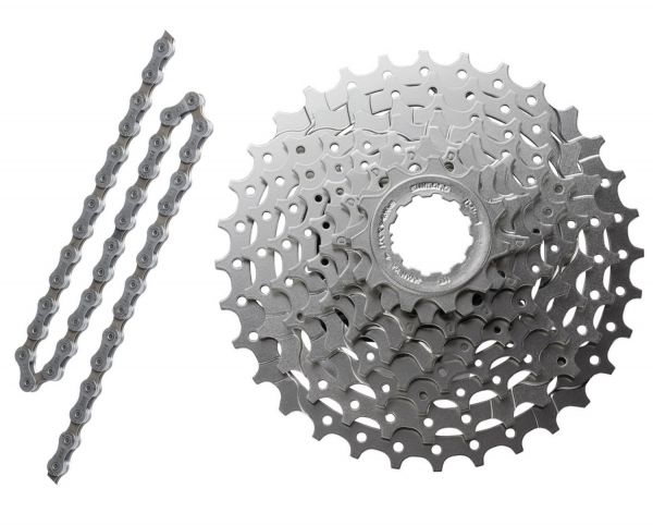 Shimano Verschleißset Deore CSHG 400 Kassette & CN-HG 53 Kette 9 fach