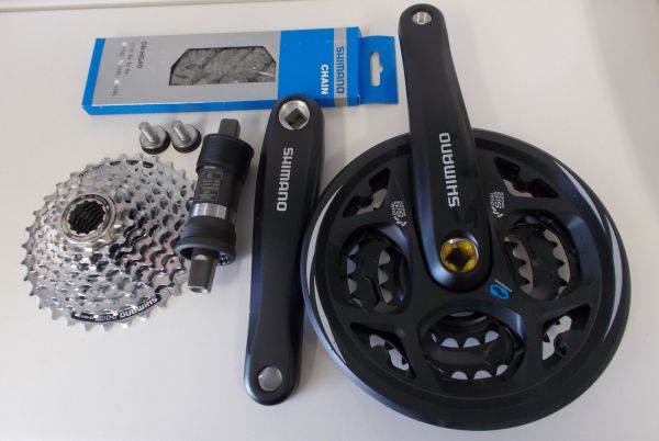 Shimano Verschleißset Mountainbike 24 Gang