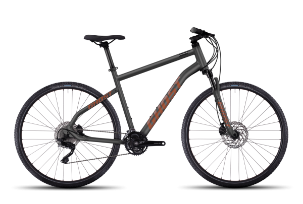 Ghost Square Cross 7 Herren 28 Zoll grey/orange