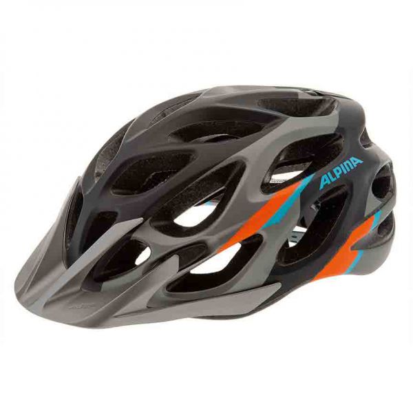 ALPINA Mythos 2.0 Fahrradhelm darksilver blue-orange