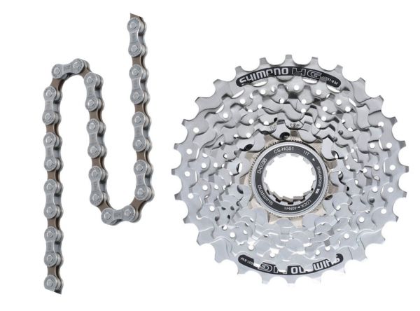 Shimano Alivio Kassette & Kette Verschleißset 8-fach