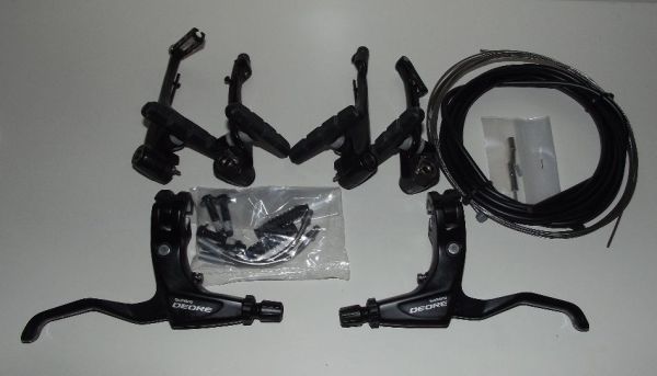 Shimano Deore V-Brake Fahrrad Bremsen komplettset